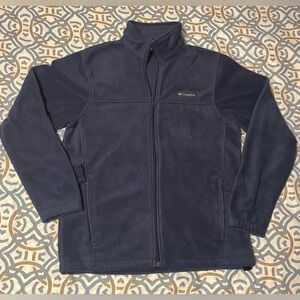 Columbia Men’s Fleece Navy Full Zip - Small